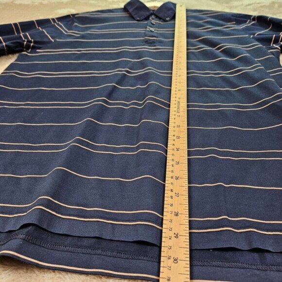 Brooks Brothers Polo Shirt Striped 100% Cotton Long Sleeve Men's Size XL Golf - Picture 6 of 11